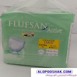 پوشک بزرگسال شورتی فلوفسان سایز لارج با جذب متوسط flufsun l