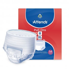 پوشک بزرگسال شورتی اتندز 8 قطره ایکس لارج  attends pull-up XL8