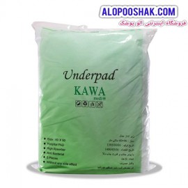 زیرانداز بهداشتی بیمار یکبار مصرف کاوا kawa  سایز 60 در 90 بسته 10 عددی