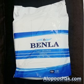 زیرانداز بنلا benla سایز 70 در 170 بالدار بسته 10 عددی